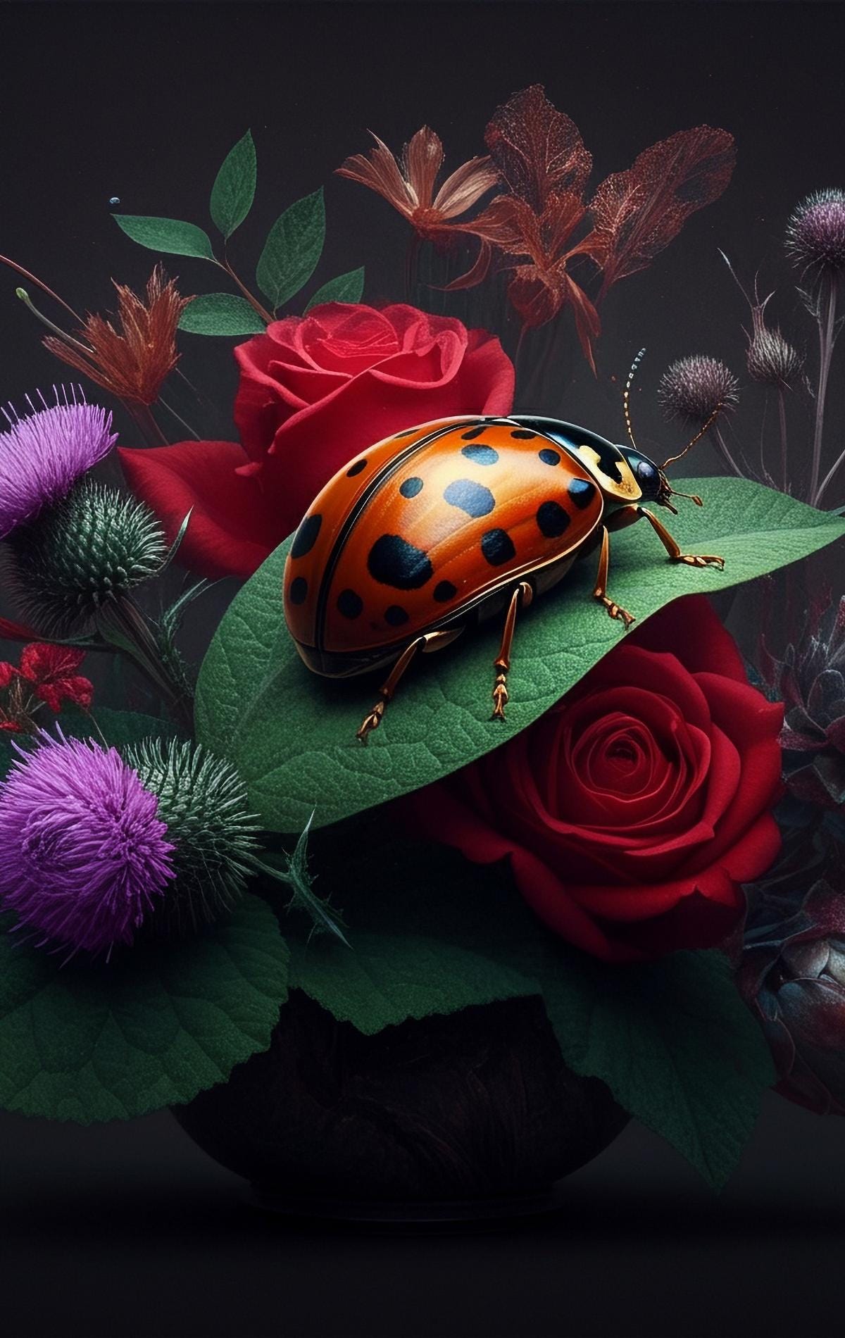 Ladybird - A1 size large Decoupage Paper