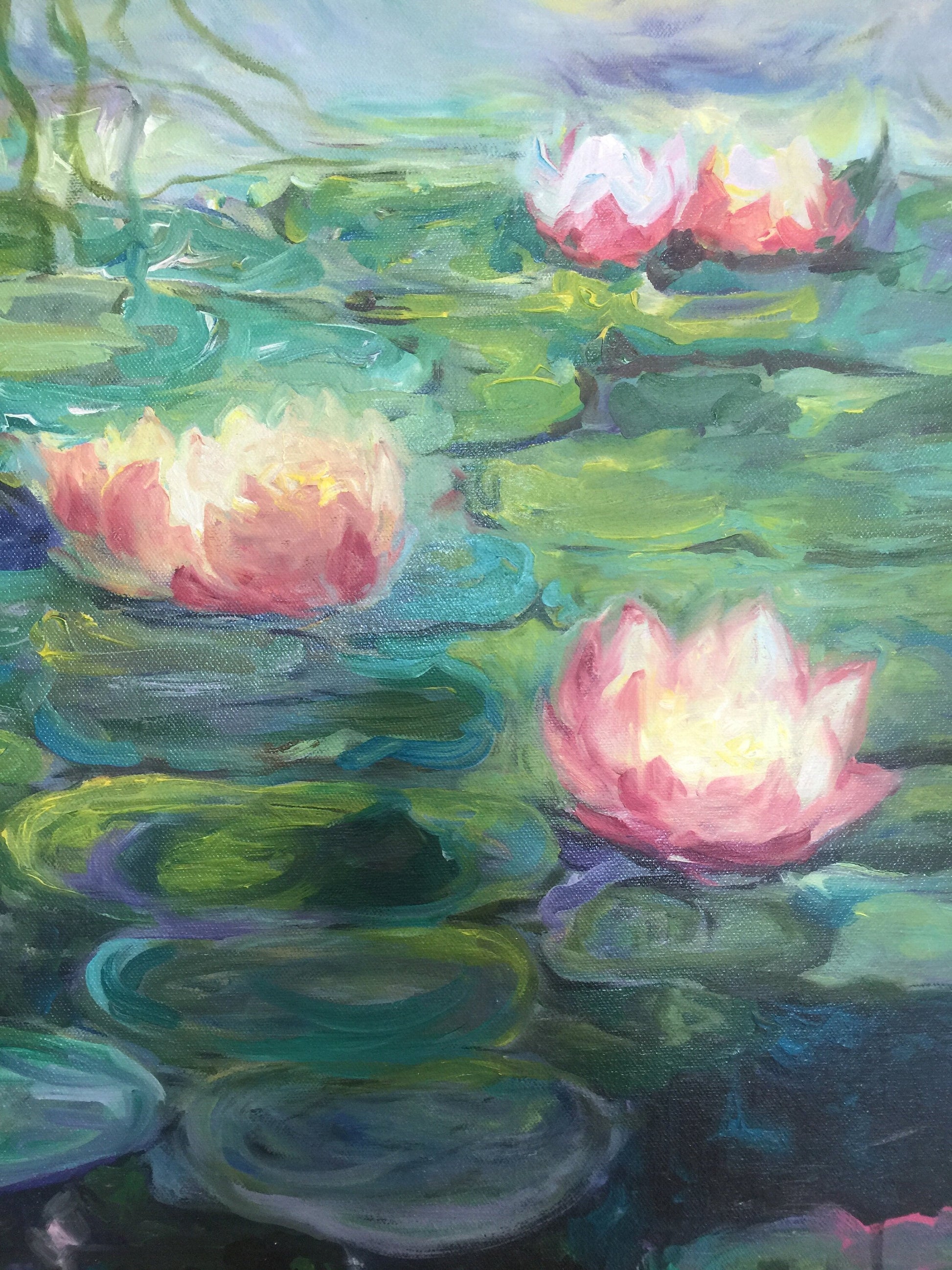 Lotus - A1 size large Decoupage Paper
